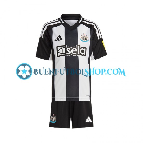 Camiseta de Fútbol Newcastle United 2024-2025 Primera Equipación Negro Manga Corta Niño