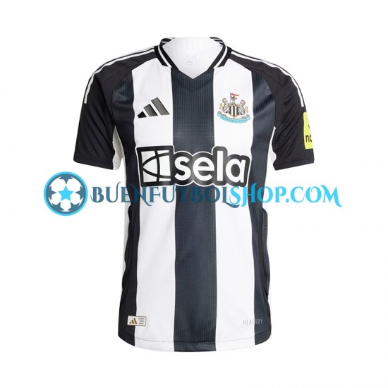 Camiseta de Fútbol Newcastle United 2024-2025 Primera Equipación Manga Corta Hombre