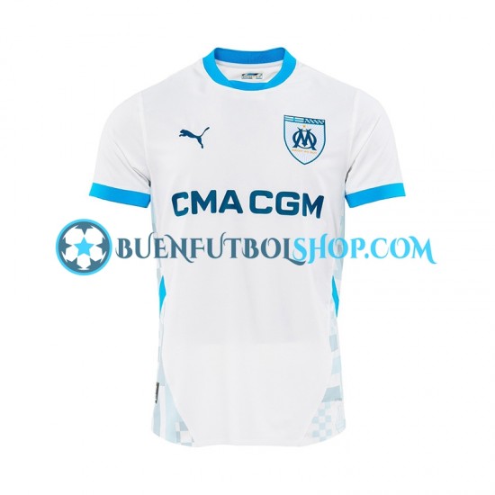 Camiseta de Fútbol Olympique de Marsella 2024-2025 Primera Equipación Manga Corta Hombre