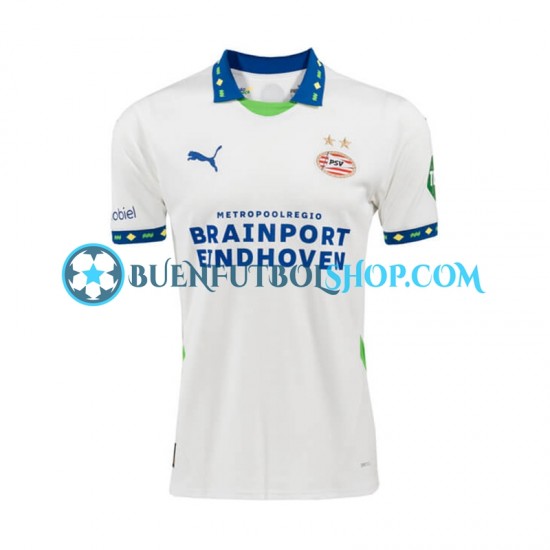 Camiseta de Fútbol PSV Eindhoven 2024-2025 Tercera Equipación Manga Corta Hombre