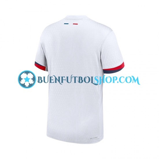 Camiseta de Fútbol Paris Saint-Germain 2024-2025 Segunda Equipación Manga Corta Hombre