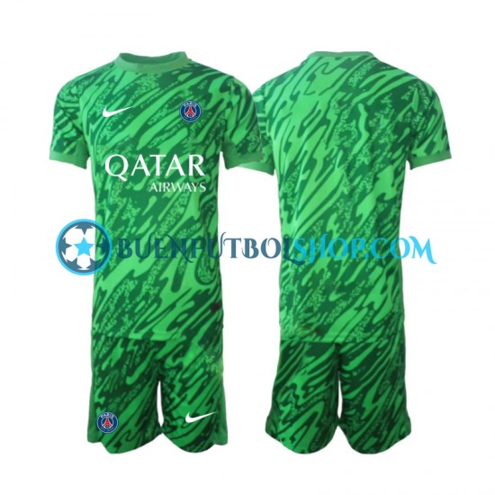 Camiseta de Fútbol Paris Saint-Germain Portero 2024-2025 Segunda Equipación Manga Corta Niño