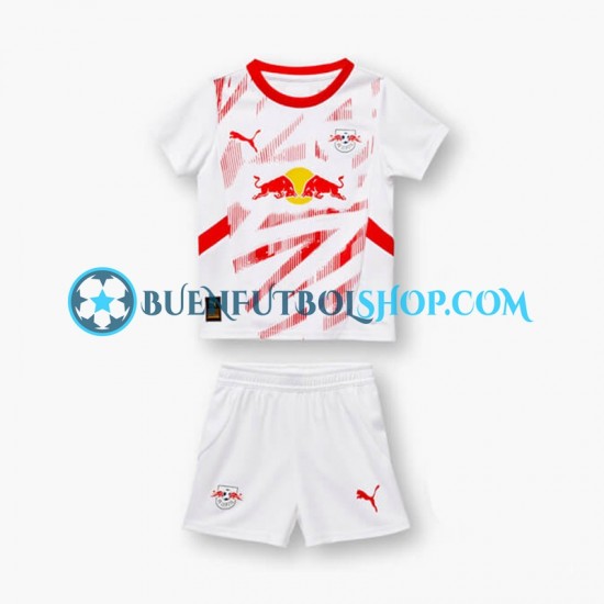 Camiseta de Fútbol RB Leipzig 2024-2025 Primera Equipación Manga Corta Niño