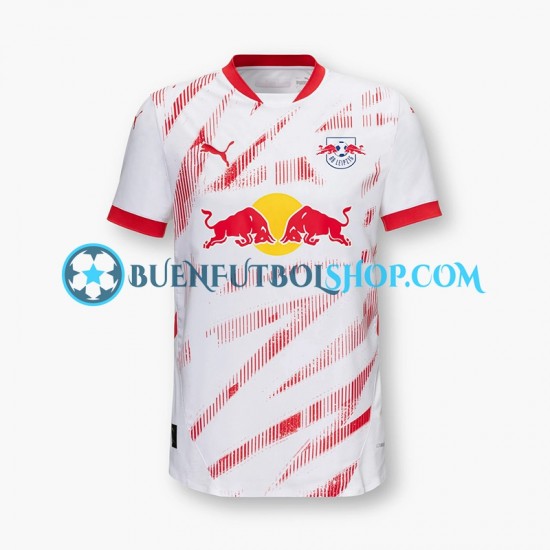 Camiseta de Fútbol RB Leipzig 2024-2025 Primera Equipación Manga Corta Hombre