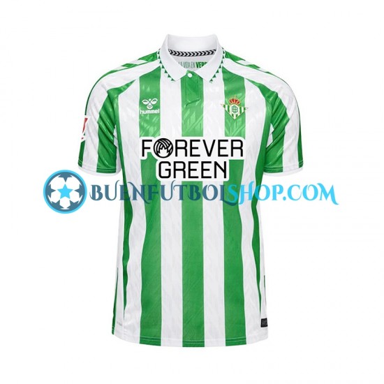 Camiseta de Fútbol Real Betis 2024-2025 Primera Equipación Manga Corta Hombre