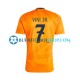 Camiseta de Fútbol Real Madrid VINI JR 7 2024-2025 Segunda Equipación Manga Corta Hombre