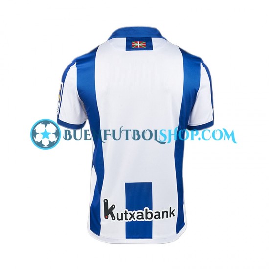 Camiseta de Fútbol Real Sociedad 2024-2025 Primera Equipación Manga Corta Hombre