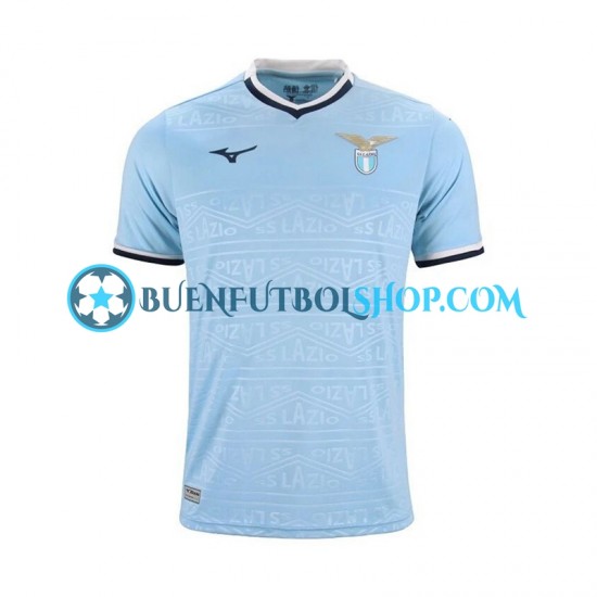 Camiseta de Fútbol SS Lazio 2024-2025 Primera Equipación Manga Corta Hombre