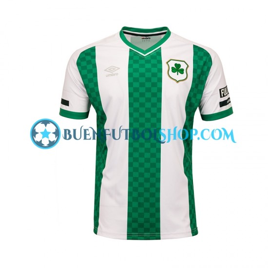 Camiseta de Fútbol Shamrock Rovers 2023 Centenary Primera Equipación Manga Corta Hombre