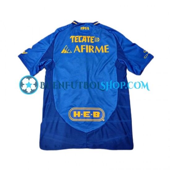 Camiseta de Fútbol Tigres UANL 2024-2025 Segunda Equipación Manga Corta Hombre