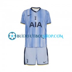 Camiseta de Fútbol Tottenham Hotspur 2024-2025 Segunda Equipación Manga Corta Niño Camiseta de Fútbol Tottenham Hotspur 2024-2025 Segunda Equipación Manga Corta Niño