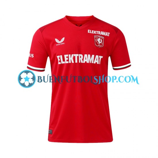 Camiseta de Fútbol Twente 2024-2025 Primera Equipación Manga Corta Hombre