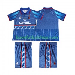 Camiseta de Fútbol AC Milan Retro 1995 1996 Segunda Equipación Manga Corta Niño Camiseta de Fútbol AC Milan Retro 1995 1996 Segunda Equipación Manga Corta Niño