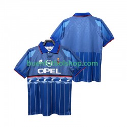 Camiseta de Fútbol AC Milan Retro 1995 1996 Segunda Equipación Manga Corta Hombre