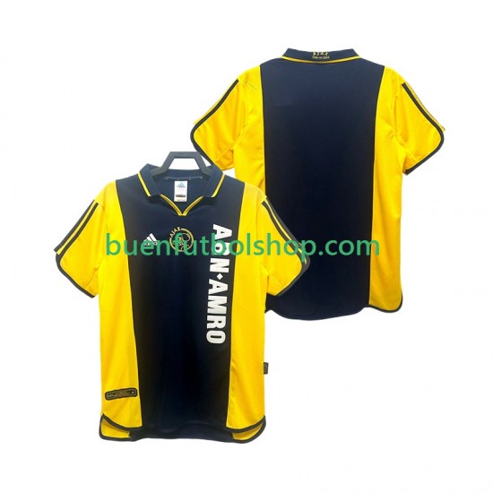 Camiseta de Fútbol AFC Ajax Retro 2000 2001 Segunda Equipación Manga Corta Hombre Camiseta de Fútbol AFC Ajax Retro 2000 2001 Segunda Equipación Manga Corta Hombre