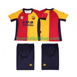 Camiseta de Fútbol AS Roma Retro 2001 Primera Equipación Manga Corta Niño