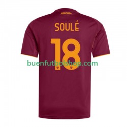 Camiseta de Fútbol AS Roma Soule 18 2025-2026 Primera Equipación Manga Corta Hombre