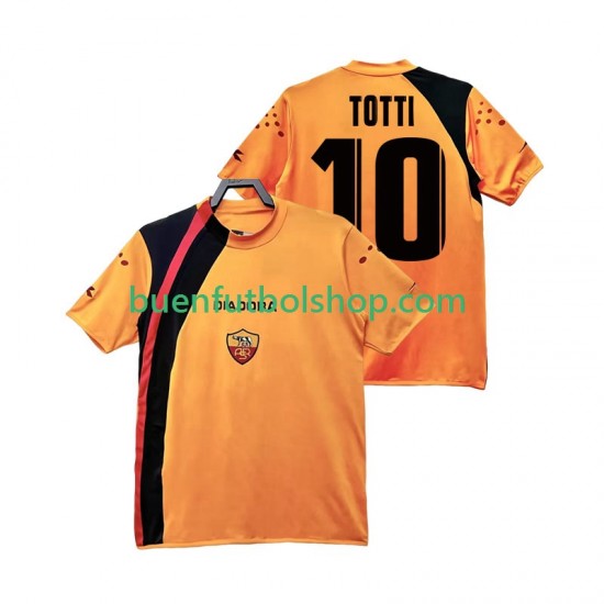 Camiseta de Fútbol AS Roma TOTTI 10 Retro 2005 2006 Primera Equipación Manga Corta Hombre Camiseta de Fútbol AS Roma TOTTI 10 Retro 2005 2006 Primera Equipación Manga Corta Hombre