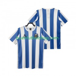 Camiseta de Fútbol Argentina Retro 1986 Primera Equipación Manga Corta Hombre