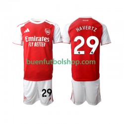Camiseta de Fútbol Arsenal Kai Havertz 29 2025-2026 Primera Equipación Manga Corta Niño Camiseta de Fútbol Arsenal Kai Havertz 29 2025-2026 Primera Equipación Manga Corta Niño