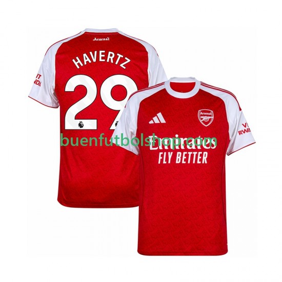 Camiseta de Fútbol Arsenal Kai Havertz 29 2025-2026 Primera Equipación Manga Corta Hombre Camiseta de Fútbol Arsenal Kai Havertz 29 2025-2026 Primera Equipación Manga Corta Hombre