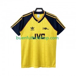 Camiseta de Fútbol Arsenal Retro 1988 1990 Segunda Equipación Manga Corta Hombre Camiseta de Fútbol Arsenal Retro 1988 1990 Segunda Equipación Manga Corta Hombre