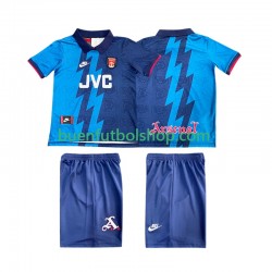 Camiseta de Fútbol Arsenal Retro 1995 1996 Segunda Equipación Manga Corta Niño Camiseta de Fútbol Arsenal Retro 1995 1996 Segunda Equipación Manga Corta Niño