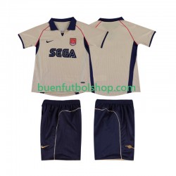 Camiseta de Fútbol Arsenal Retro 2001 2002 Segunda Equipación Manga Corta Niño Camiseta de Fútbol Arsenal Retro 2001 2002 Segunda Equipación Manga Corta Niño