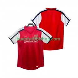 Camiseta de Fútbol Arsenal Retro 2001 2002 Primera Equipación Manga Corta Hombre Camiseta de Fútbol Arsenal Retro 2001 2002 Primera Equipación Manga Corta Hombre