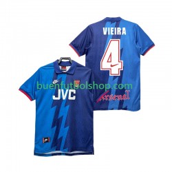Camiseta de Fútbol Arsenal VIEIRA 4 Retro 1995 1996 Segunda Equipación Manga Corta Hombre Camiseta de Fútbol Arsenal VIEIRA 4 Retro 1995 1996 Segunda Equipación Manga Corta Hombre