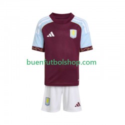 Camiseta de Fútbol Aston Villa 2025-2026 Primera Equipación Manga Corta Niño Camiseta de Fútbol Aston Villa 2025-2026 Primera Equipación Manga Corta Niño