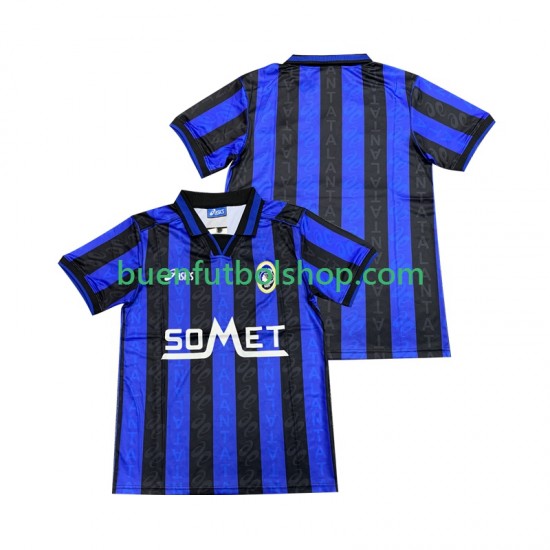 Camiseta de Fútbol Atalanta 1996 1997 Primera Equipación Manga Corta Hombre