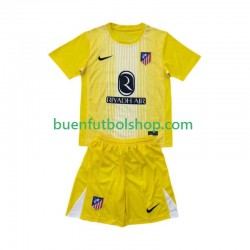 Camiseta de Fútbol Atlético Madrid Portero 2025-2026 Primera Equipación Manga Corta Niño