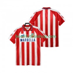 Camiseta de Fútbol Atlético Madrid Retro 1994 1995 Primera Equipación Manga Corta Hombre