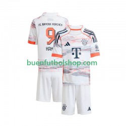 Camiseta de Fútbol Bayern de Múnich Harry Kane 9 2025-2026 Segunda Equipación Manga Corta Niño