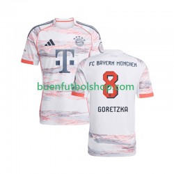 Camiseta de Fútbol Bayern de Múnich Leon Goretzka 8 2025-2026 Segunda Equipación Manga Corta Hombre