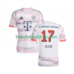 Camiseta de Fútbol Bayern de Múnich Michael Olise 17 2025-2026 Segunda Equipación Manga Corta Hombre