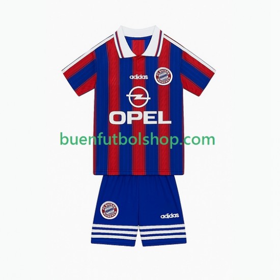 Camiseta de Fútbol Bayern de Múnich Retro 1995 1997 Primera Equipación Manga Corta Niño Camiseta de Fútbol Bayern de Múnich Retro 1995 1997 Primera Equipación Manga Corta Niño