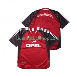 Camiseta de Fútbol Bayern de Múnich Retro 2001 2002 Primera Equipación Manga Corta Hombre