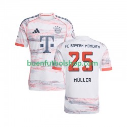 Camiseta de Fútbol Bayern de Múnich Thomas Muller 25 2025-2026 Segunda Equipación Manga Corta Hombre
