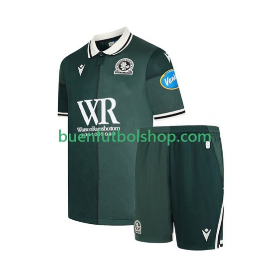 Camiseta de Fútbol Blackburn Rovers 2025-2026 Tercera Equipación Manga Corta Niño
