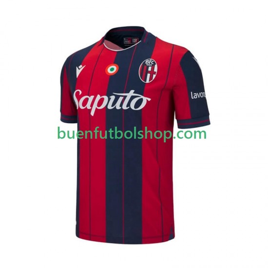 Camiseta de Fútbol Bologna 2025-2026 Primera Equipación Manga Corta Hombre