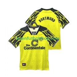 Camiseta de Fútbol Borussia Dortmund Retro 1994 1995 Primera Equipación Manga Corta Hombre