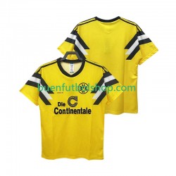 Camiseta de Fútbol Borussia Dortmund Retro DFB-POKAL 1989 Primera Equipación Manga Corta Hombre