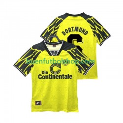 Camiseta de Fútbol Borussia Dortmund SAMMER 6 Retro 1994 1995 Primera Equipación Manga Corta Hombre