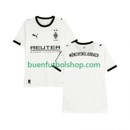 Camiseta de Fútbol Borussia Mönchengladbach 2025-2026 Primera Equipación Manga Corta Hombre