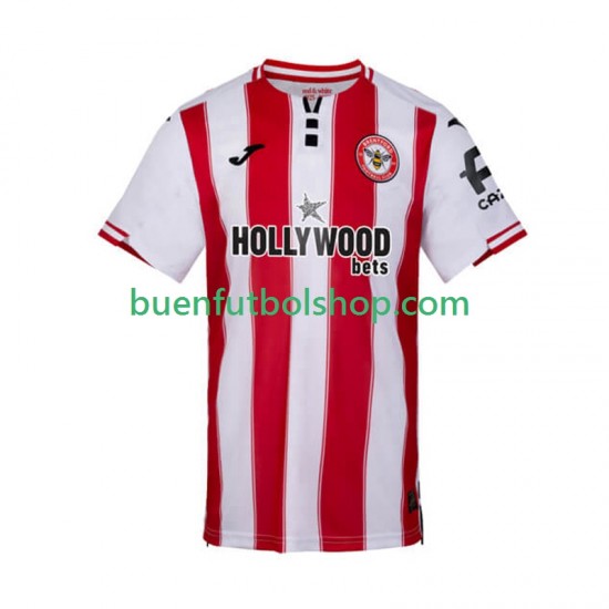 Camiseta de Fútbol Brentford 2025-2026 Primera Equipación Manga Corta Hombre