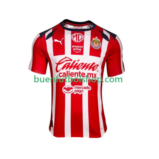 Camiseta de Fútbol CD Guadalajara 2025-2026 Primera Equipación Manga Corta Hombre Camiseta de Fútbol CD Guadalajara 2025-2026 Primera Equipación Manga Corta Hombre