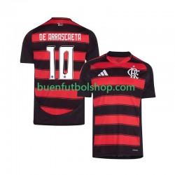 Camiseta de Fútbol CR Flamengo Giorgian de Arrascaeta 10 2025-2026 Primera Equipación Manga Corta Hombre