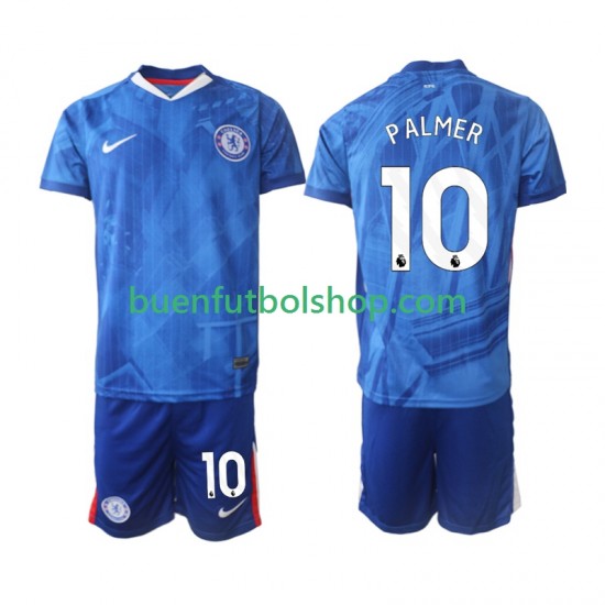 Camiseta de Fútbol Chelsea Cole Palmer 10 2025-2026 Primera Equipación Manga Corta Niño Camiseta de Fútbol Chelsea Cole Palmer 10 2025-2026 Primera Equipación Manga Corta Niño